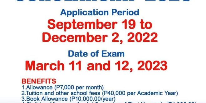 Dost Scholarship 2023 Is Now Accepting Applications Balungao