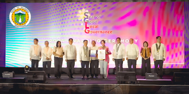 BALUNGAO IS A SEAL OF GOOD LOCAL GOVERNANCE AWARDEE FOR THE 7TH TIME